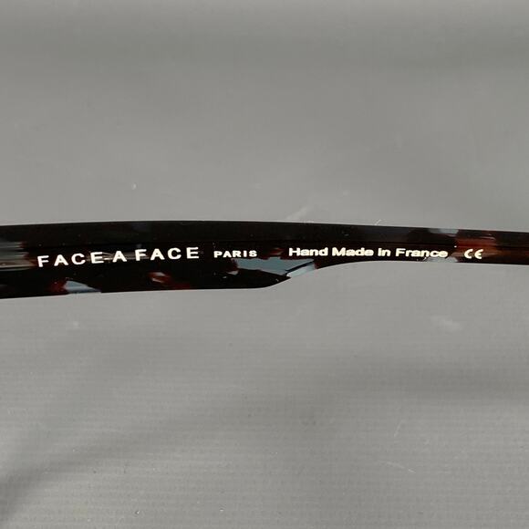 FACE A FACE Gordon 1 Grey Clear Marbled Acetate Eyewear - Picture 6 of 6